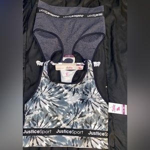 2 pack justice sports bras